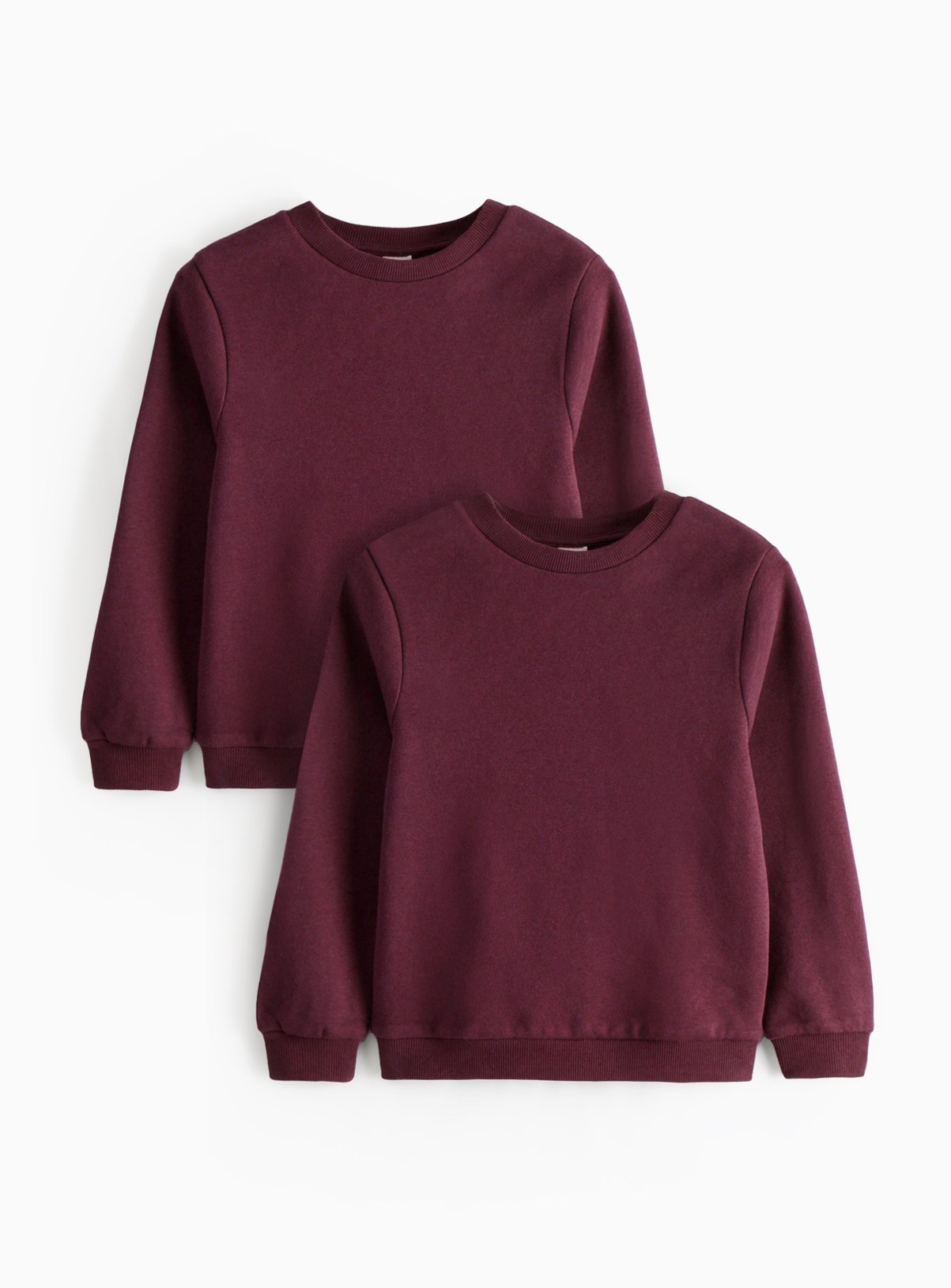 2 Pack Red Crew Neck Sweatshirts 9 years - Image 1 thumbnail
